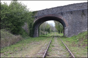 Sheepway bridge looking towards Portishead – May 2021