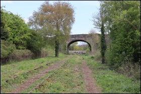 Sheepway bridge looking towards Bristol – May 2021