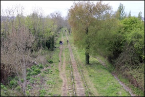 From Sheepway bridge looking towards Portishead – May 2021
