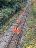 Site of new Pill station looking towards Portishead. Nov 2025